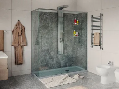 SOLUZIONE OCEANIA - Shower cabin with sliding door _ Remail by G.D.L.